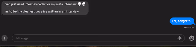 AI Interview Assistant - Anonymous User testimonial screenshot